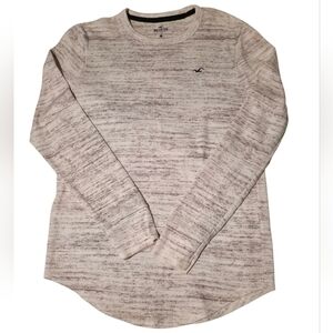 Hollister Cream Long Sleeve Shirt